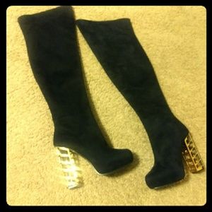 Knee high boots